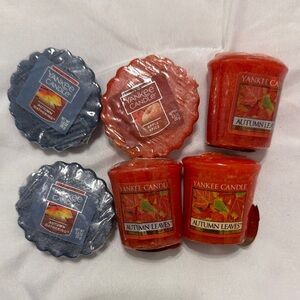 Yankee Candle Autumn Collection Assorted Wax Melts Votive Candles